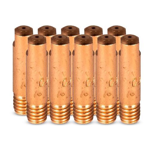 UNIMIG PCT0008-06 10-Pack 0.6mm Binzel Style M6x6mm Contact Tip – image 2