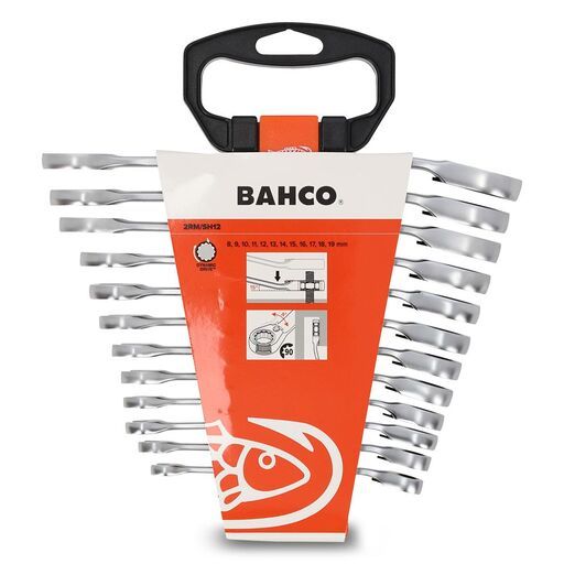 Bahco 2RM/SH12 12pce Combination Ratchet Spanner Set – image 6