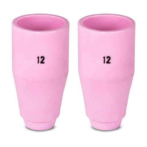 UNIMIG P10N44 2-Pack #12 Ceramic Cup Suits 17/18/26 TIG Torch