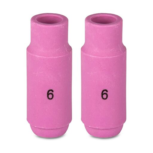 UNIMIG P10N48 2-Pack #6 Ceramic Cup Suits 17/18/26 TIG Torch