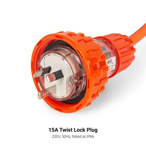 [Temporarily Out Of Stock] Bayer B15M15 15m x 2.5mm² 15AMP Extra Heavy Duty Rubber Extension Lead – image 4