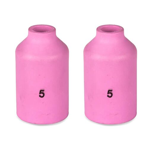 UNIMIG P54N17 2-Pack Size 5 17/18/26 Series TIG Gas Lens Ceramic Cups