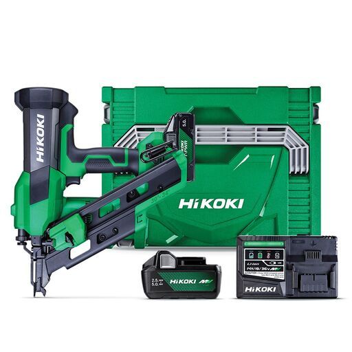 HiKOKI NR1890DCB(HMZ) 18V 5.0Ah / 36V 2.5.Ah Li-ion Cordless Brushless Speed Series High Volume Framing Nailer Combo Kit – image 4