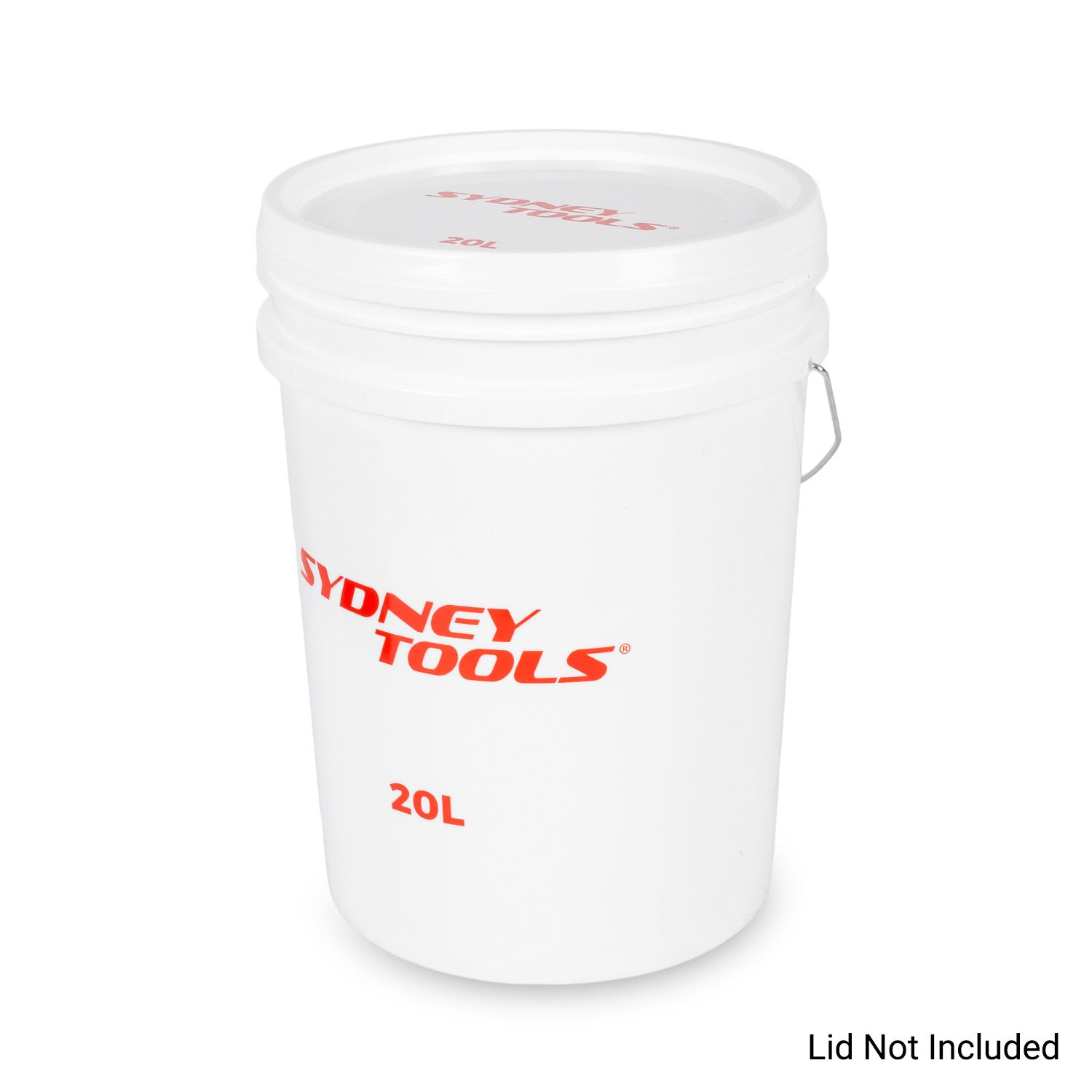 Sydney Tools STBWHI20L 20L White Plastic Pail Bucket (Without Lid) – image 4