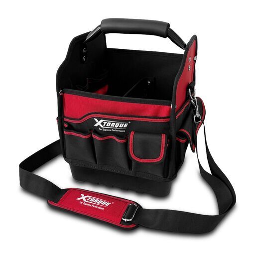 [Temporarily Out Of Stock] Xtorque XTB250330 10" Open Tote Hard Plastic Base Tool Bag