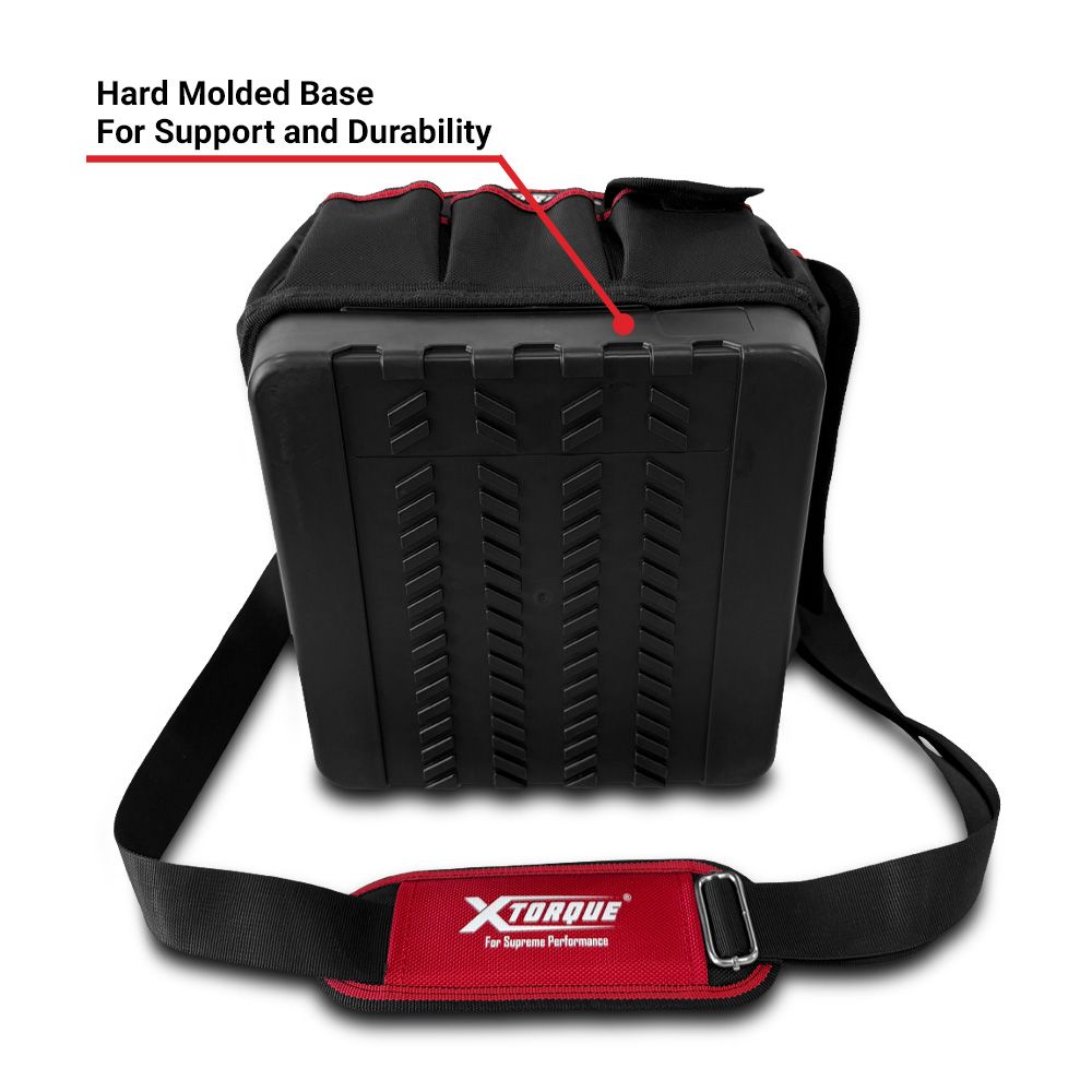 [Temporarily Out Of Stock] Xtorque XTB250330 10" Open Tote Hard Plastic Base Tool Bag – image 6