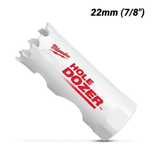 Milwaukee 49560032 22mm (7/8") HOLE DOZER Bi-Metal Hole Saw
