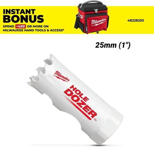 Milwaukee 49560043 25mm (15/16") HOLE DOZER Bi-Metal Hole Saw