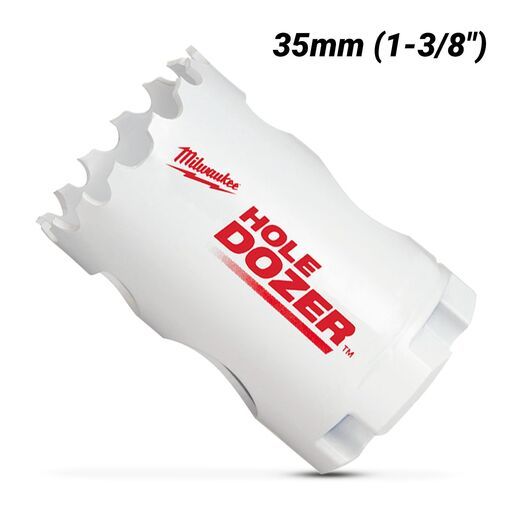 Milwaukee 49560072 35mm (1-3/8") HOLE DOZER Bi-Metal Hole Saw – image 2