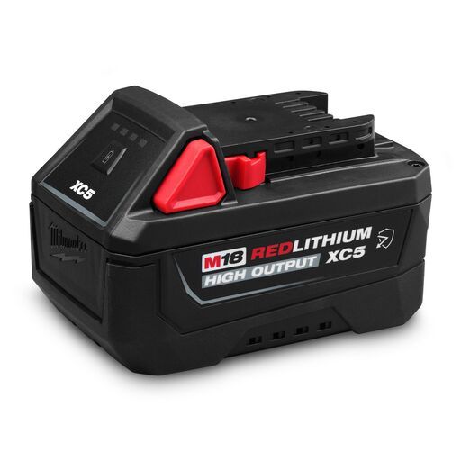Milwaukee M18HCB5 18V Li-ion REDLITHIUM High Output XC5 Resistant Battery