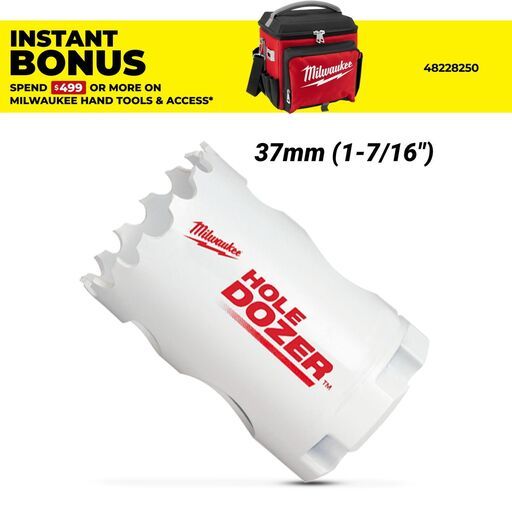 Milwaukee 49560077 37mm (1-7/16") HOLE DOZER Bi-Metal Hole Saw