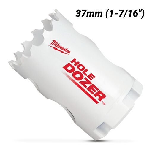 Milwaukee 49560077 37mm (1-7/16") HOLE DOZER Bi-Metal Hole Saw – image 2