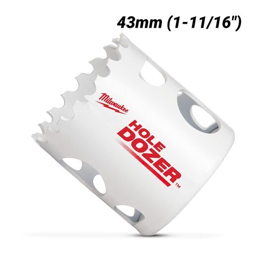 Milwaukee 49560097 43mm (1-11/16") HOLE DOZER Bi-Metal Hole Saw – image 2
