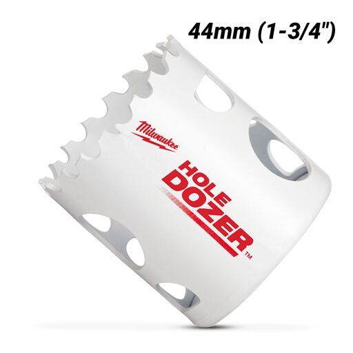 Milwaukee 49560102 44mm (1-3/4") HOLE DOZER Bi-Metal Hole Saw – image 2