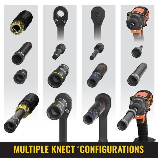 Klein A-65618 8pce KNECT™ SAE Flip-10 Heavy Duty Flip Impact Socket Set – image 5