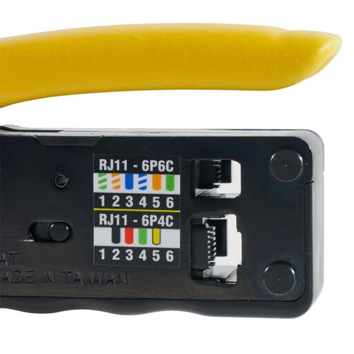 Klein A-VDV226-107 Ratcheting Data Cable Crimper Stripper Cutter Compact – image 3