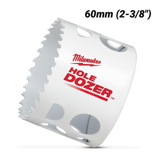 Milwaukee 49560142 60mm (2-3/8") HOLE DOZER Bi-Metal Hole Saw – image 4