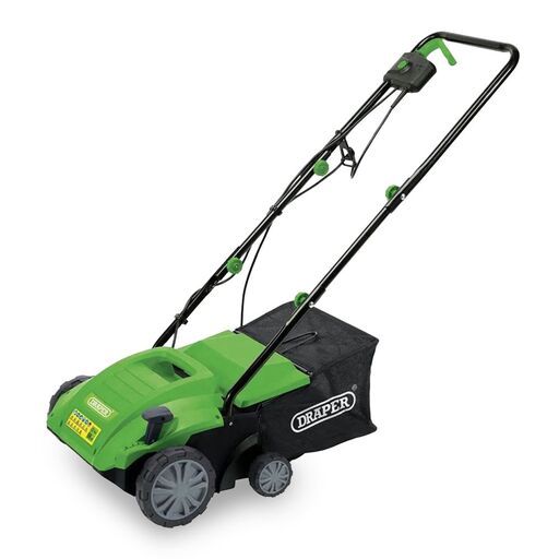 Draper DRA98931 1500W 340mm 2-In-1 Lawn Aerator/Scarifier