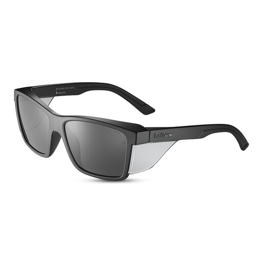 Bolle Safety STK42N23A STKS 420 Smoke Lens - PLATINUM Anti Scratch / Anti Fog - Matt Black Frame – image 2