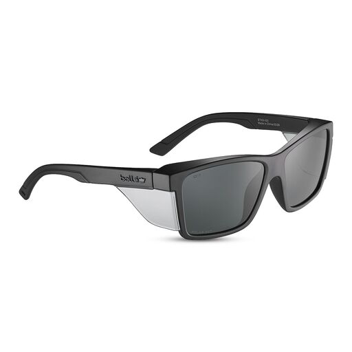 Bolle Safety STK42N54A STKS 420 Smoke Polarized Lens - Anti Scratch - Matt Black Frame