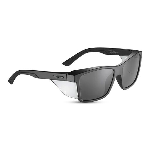 Bolle Safety STL42N23A STKS 420 LARGE Smoke Lens - PLATINUM Anti Scratch / Anti Fog - Matt Black Frame