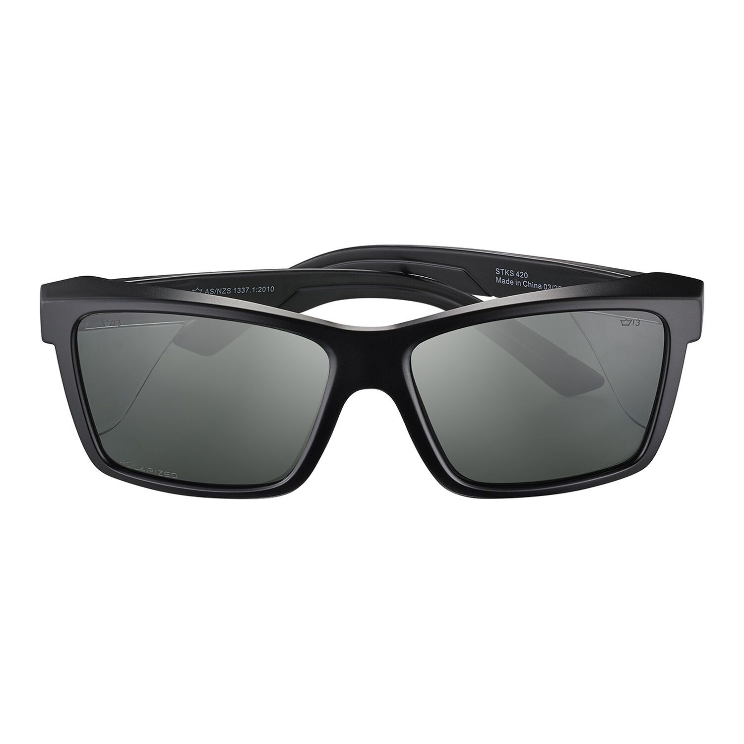 Bolle Safety STL42N54A STKS 420 LARGE Smoke Polarized Lens - Anti Scratch - Matt Black Frame – image 3