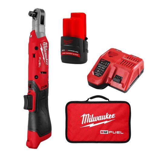 Milwaukee M12FR38301B 12V 2.5Ah Li-ion FUEL Cordless 3/8" Ratchet Gen 2 Kit