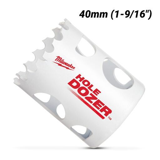 Milwaukee 49569618 40mm (1-9/16") HOLE DOZER Bi-Metal Hole Saw – image 2