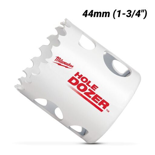 Milwaukee 49569621 44mm (1-3/4") HOLE DOZER Bi-Metal Hole Saw – image 2