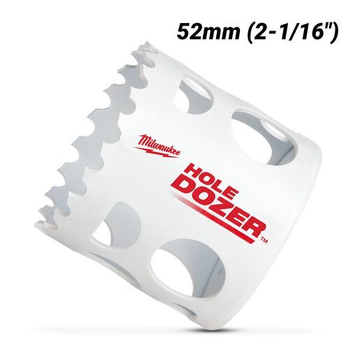 Milwaukee 49569625 52mm (2-1/16") HOLE DOZER Bi-Metal Hole Saw – image 2