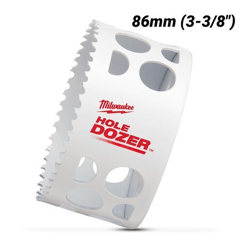 Milwaukee 49569640 86mm (3-3/8") HOLE DOZER Bi-Metal Hole Saw – image 2