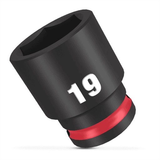 Milwaukee 49666143 19mm 3/8" Drive SHOCKWAVE Standard 6 Point Impact Socket – image 4