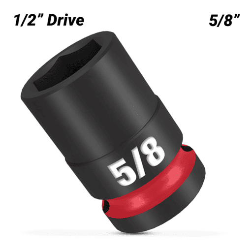 Milwaukee 49666204 1/2" Drive 5/8" SHOCKWAVE Standard 6 Point Impact Socket – image 2