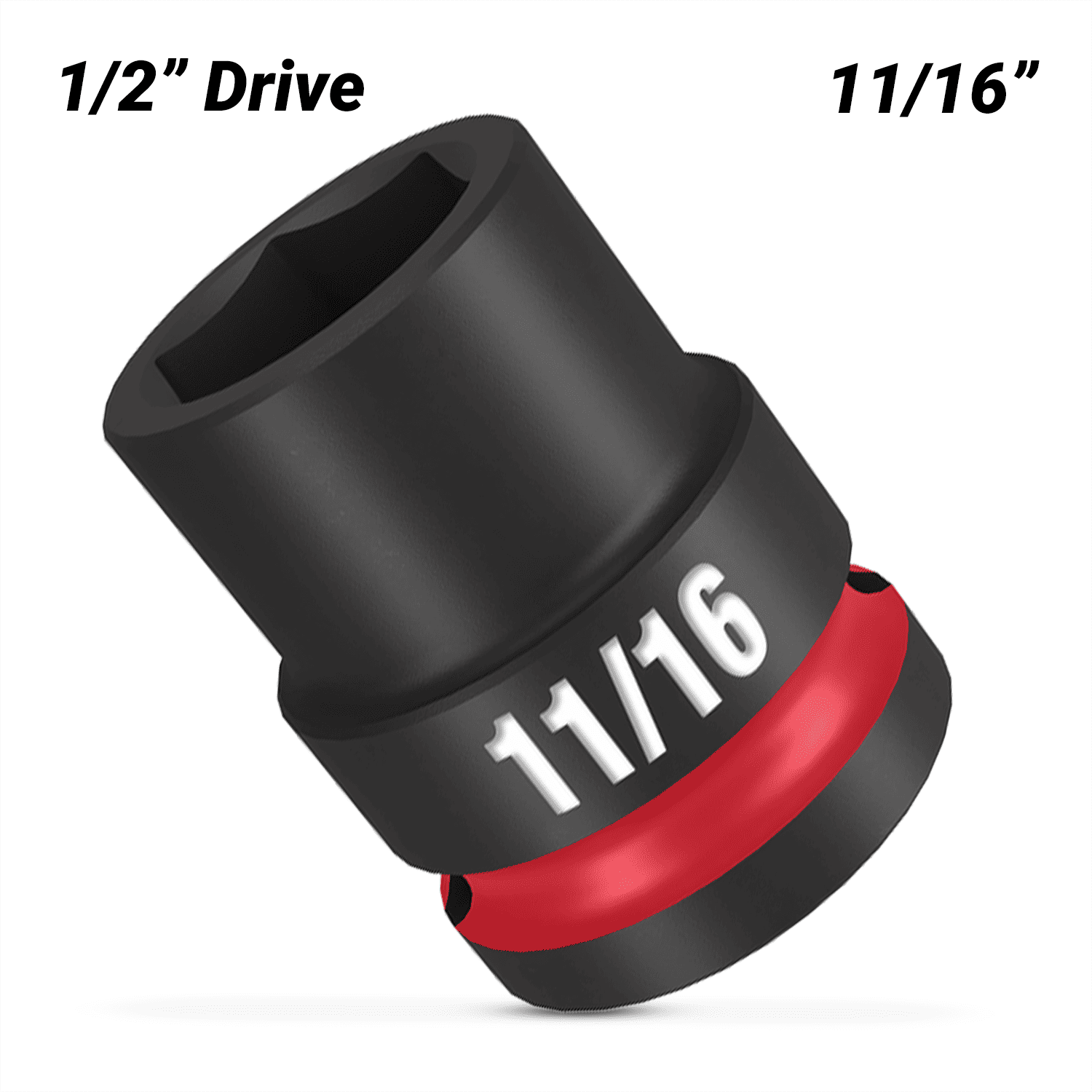 Milwaukee 49666205 1/2" Drive 11/16" SHOCKWAVE Standard 6 Point Impact Socket – image 2