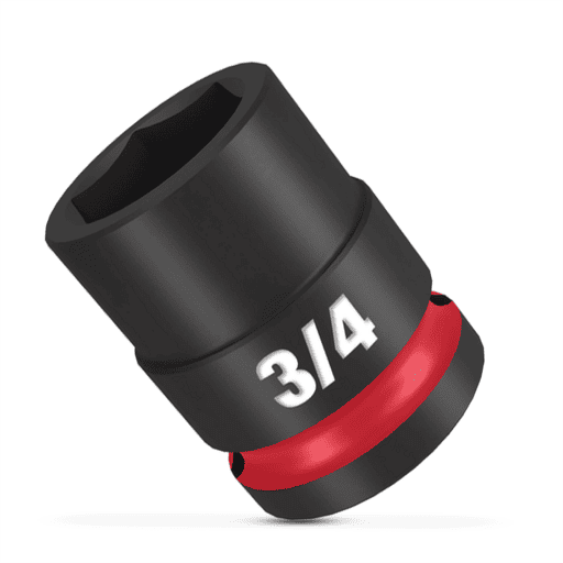 Milwaukee 49666206 1/2" Drive 3/4" SHOCKWAVE Standard 6 Point Impact Socket – image 4