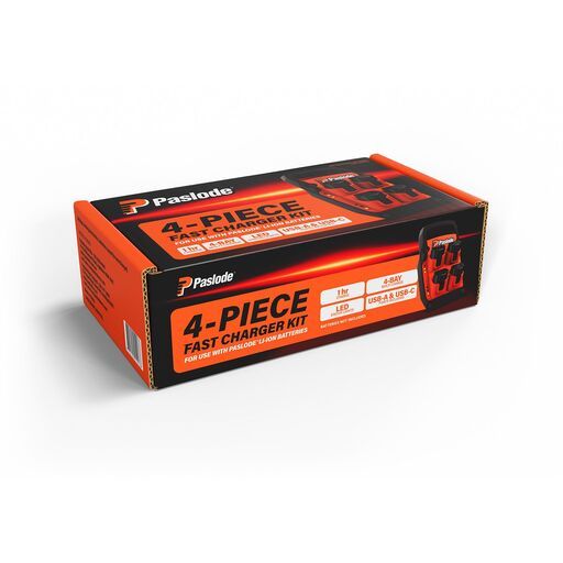 [Pre-Order] Paslode B20554B 4-Piece Fast Charger Kit to Suit Paslode Li-Ion Batteries – image 4