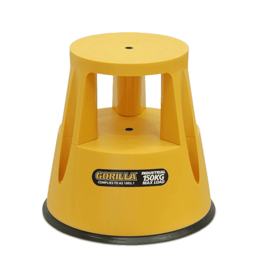 Gorilla GRS-01Y 150kg Industrial Rolling Safety Step - Yellow – image 2