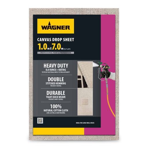 Wagner 2493095 1.0m x 7.0m Professional Canvas Drop Sheet