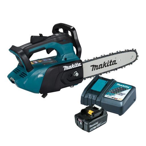 Makita DUC258RT 18V 5.0Ah Li-ion LXT Cordless Brushless Top Handle 250mm (10") Chainsaw Combo Kit – image 2
