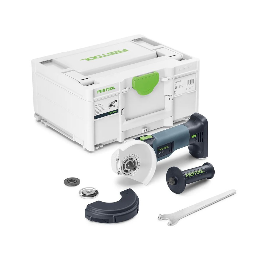 Festool AGC 18-125 EB-Basic (578367) 18V Li-ion Cordless 125mm (5") Angle Grinder with Systainer – image 2