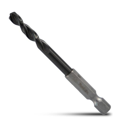 Makita E-26406 5.5mm x 78mm 1/4" Hex HSS TiAlN Drill Bit – image 2