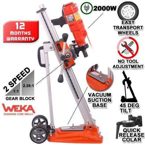 Weka BAYRSKCY650FDK16 650MM Diamond Core Drill Rig Stand With 2000W 20