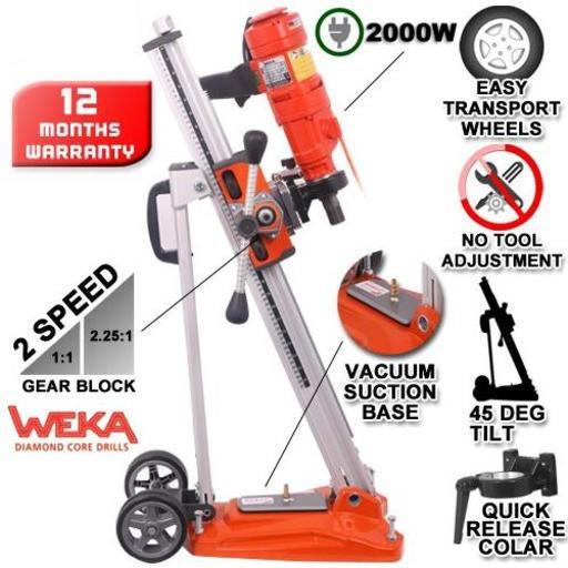 Weka BAYRSKCY650FDK16 650MM Diamond Core Drill Rig Stand With 2000W 20