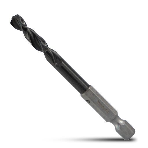 Makita E-26412 6.0mm x 80mm 1/4" Hex HSS TiAlN Drill Bit – image 2