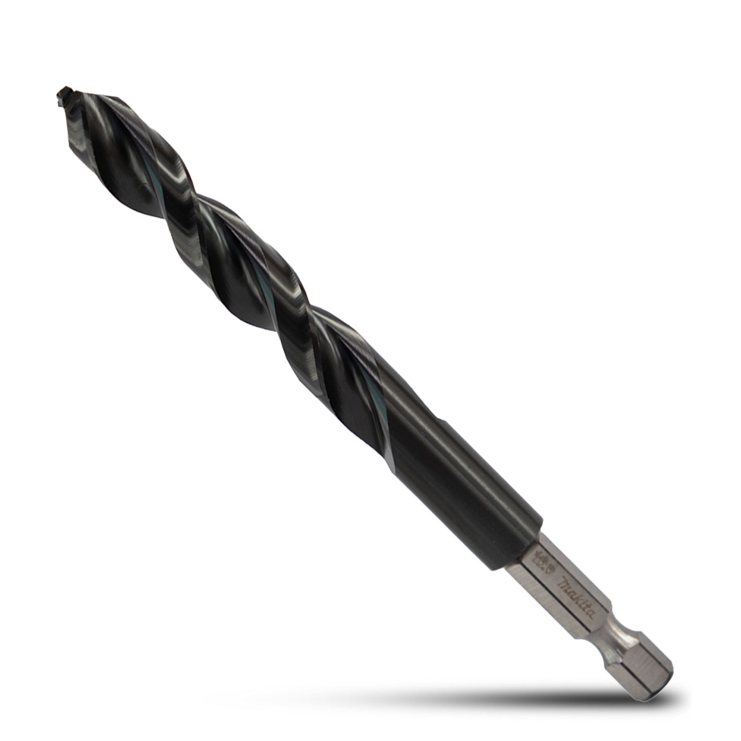 Makita E-26490 10.0mm x 112mm 1/4" Hex HSS TiAlN Drill Bit – image 2