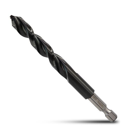 Makita E-26490 10.0mm x 112mm 1/4" Hex HSS TiAlN Drill Bit – image 2