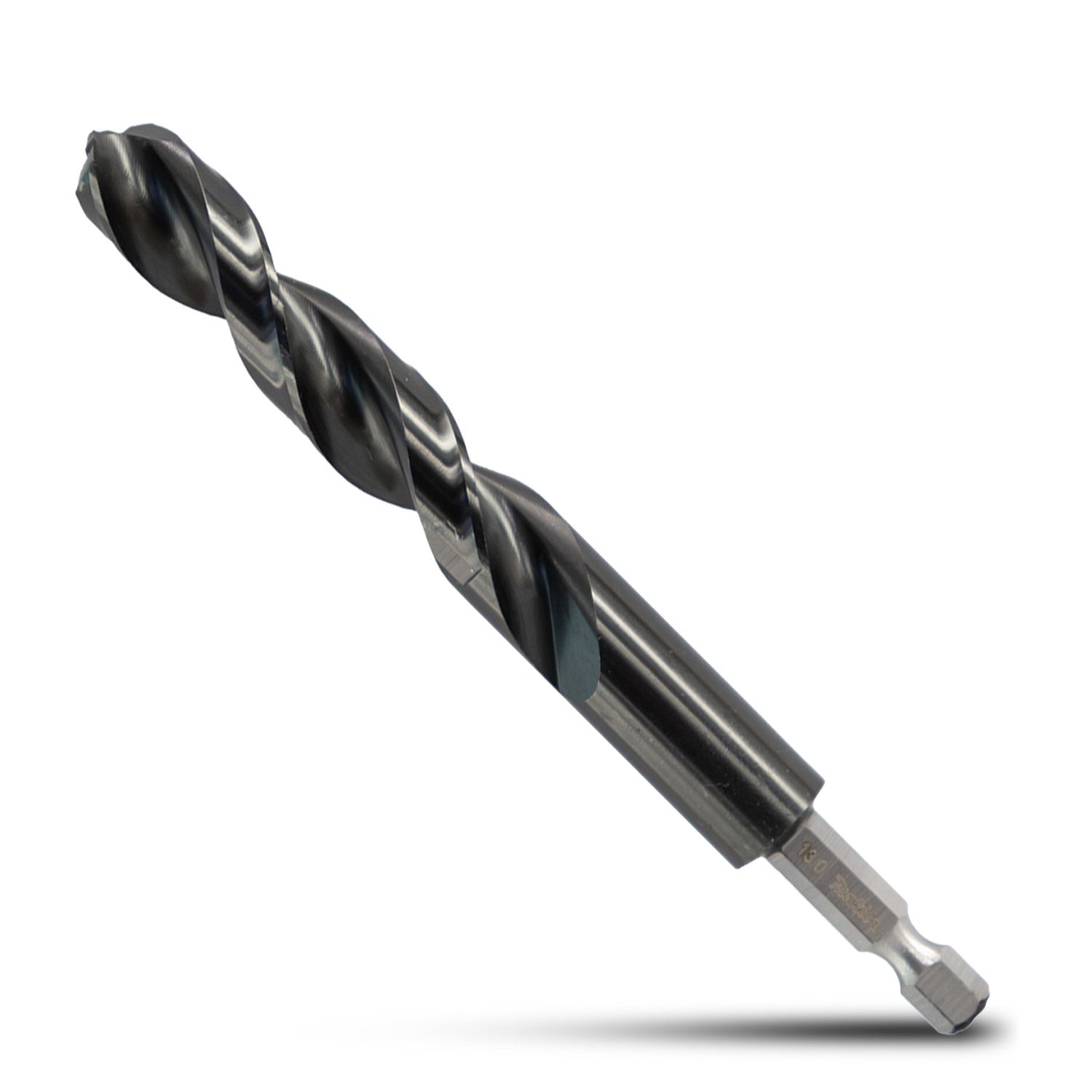 Makita E-26559 13.0mm x 125mm 1/4" Hex HSS TiAlN Drill Bit – image 2