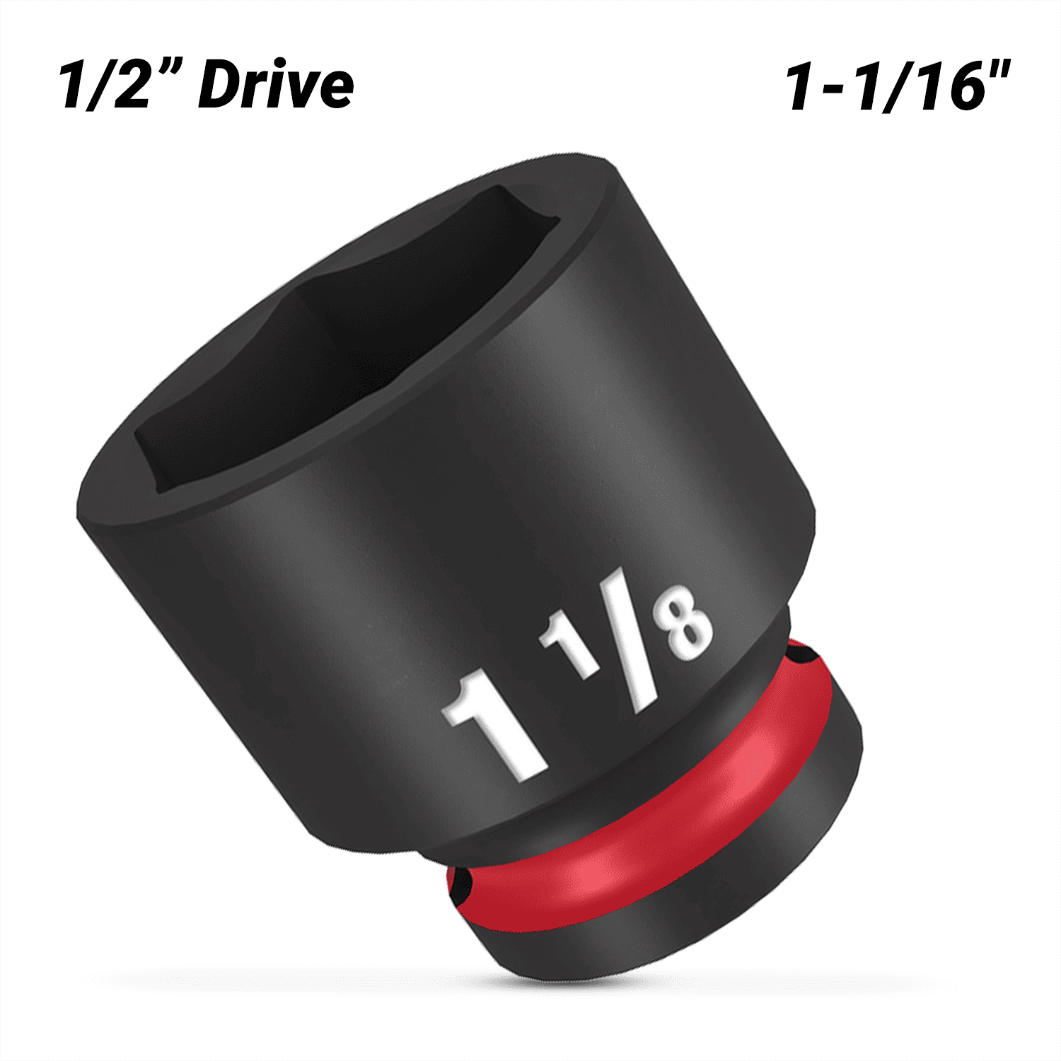Milwaukee 49666212 1/2" Drive 1-1/8" SHOCKWAVE Standard 6 Point Impact Socket – image 2