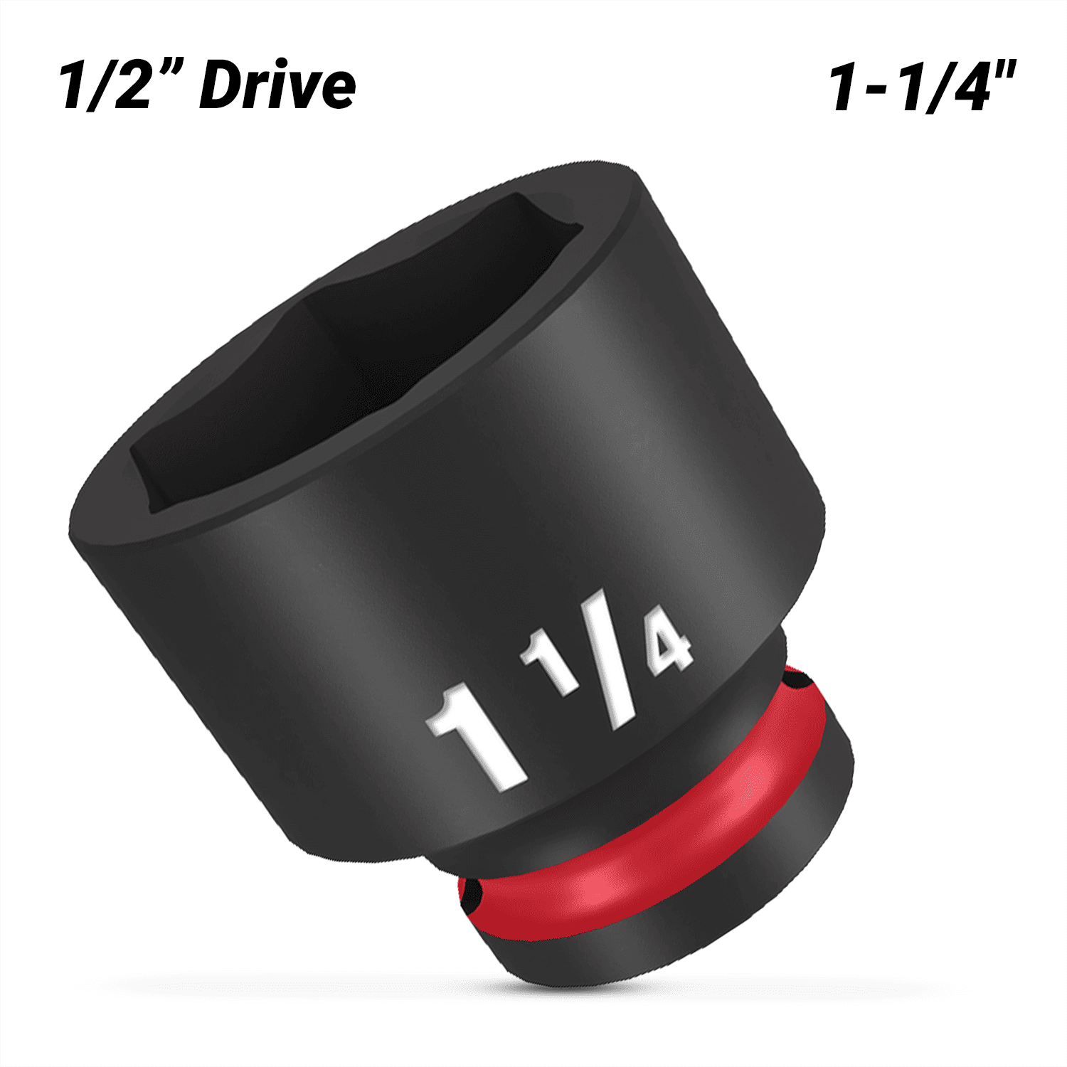 Milwaukee 49666214 1/2" Drive 1-1/4" SHOCKWAVE Standard 6 Point Impact Socket – image 2