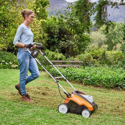 STIHL RLA 240 (62910116600) 36V Li-ion Cordless AK System 15mm Lawn Scarifier - Skin Only – image 4